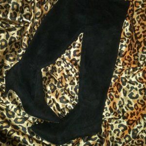 SAM EDELMAN KRISTIE OTK VEGAN SUEDE BOOTS